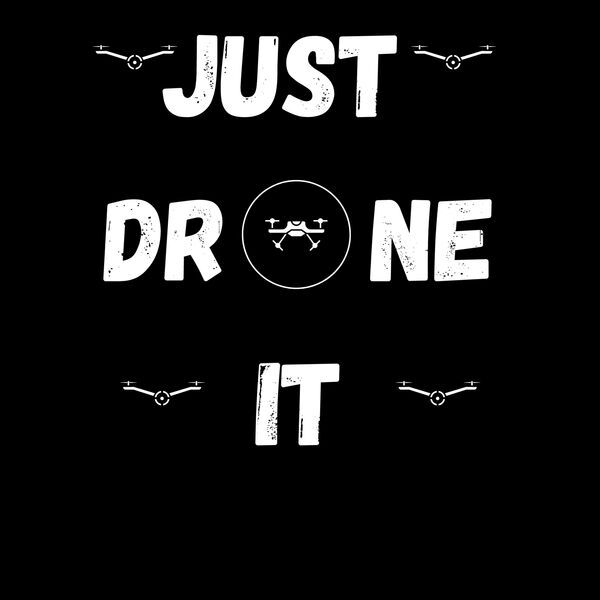 Just Drone It Army White Thumbnail